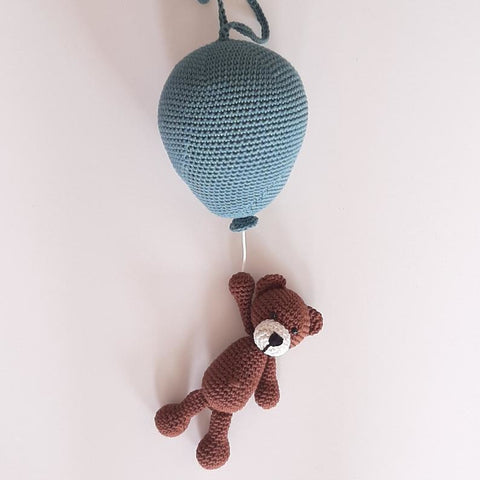 Garenpakket | Piekje | Muziekballon met mini Barrie Beer