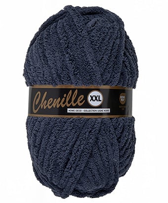 Lammy Yarns Chenille XXL | 002 Donkergrijs