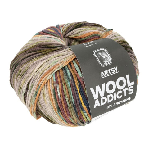 WOOLADDICTS Artsy | 1140.0006 | Olive/beige/blue