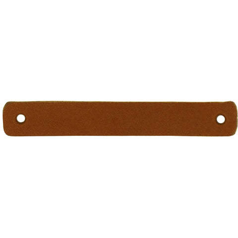 Durable | Leren label | 7 x 1 cm | 2 stuks | Blanco