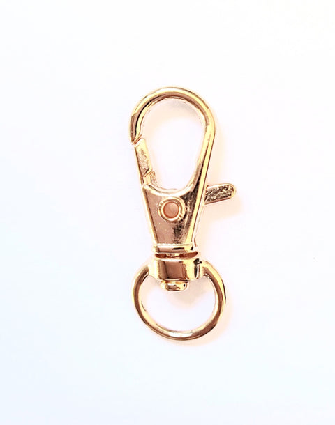 Sleutelhanger musketonhaak | zwart | 10 stuks