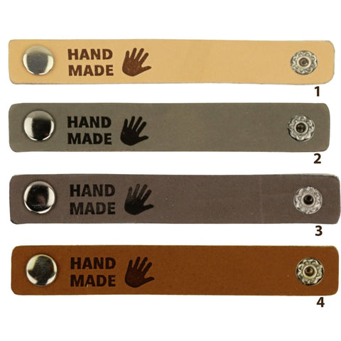 Durable | Leren label | 7 x 1 cm | 2 stuks | Handmade with love