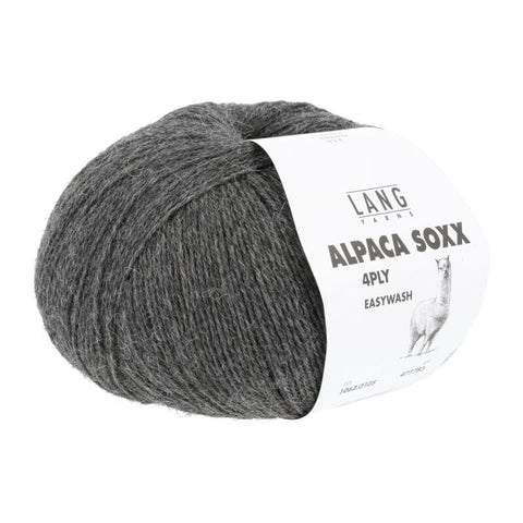 Lang Yarns Soxx 4ply | 1062.0105 | Dark grey mélange