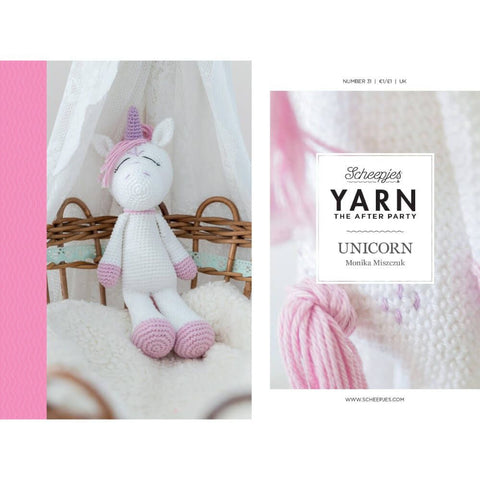 Haakpatroon Unicorn | Scheepjes YARN The After Party nr. 31 | Afgedrukt exemplaar