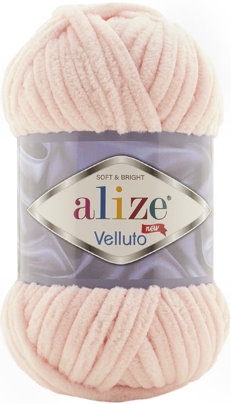 Alize Velluto 340 Powder Pink