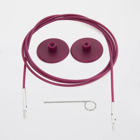 KnitPro Kabel voor verwisselbare punten| paars | 150 cm