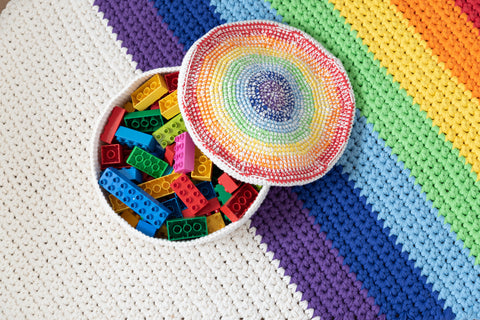 Haakpakket | Yarn and Colors | Rainbow Basket