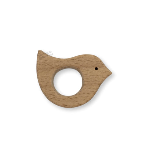 Houten bijtring Olifantje