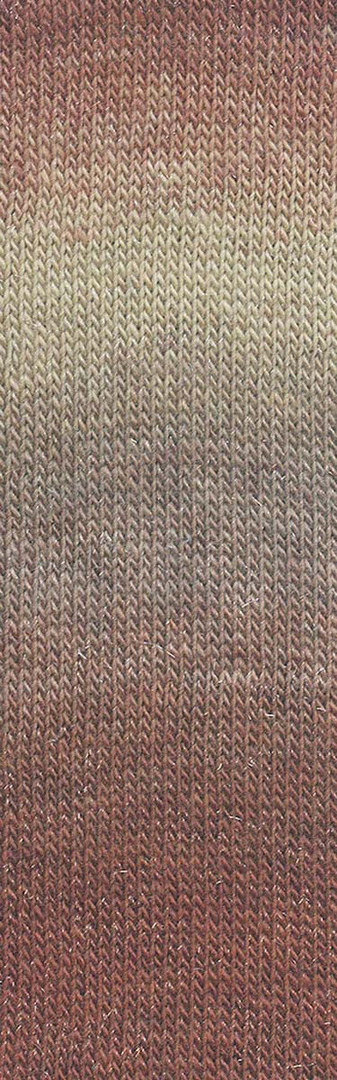 Lang Yarns Mille Colori socks & lace luxe | 859.0210 | Beige/brown/cognac