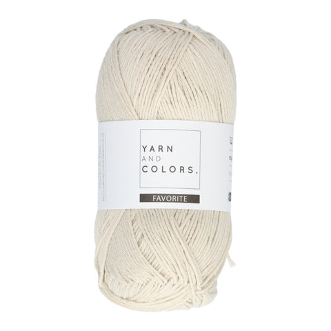 Yarn and Colors Favorite 002 Cream