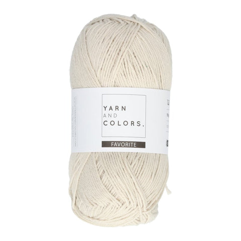 Yarn and Colors Favorite 002 Cream
