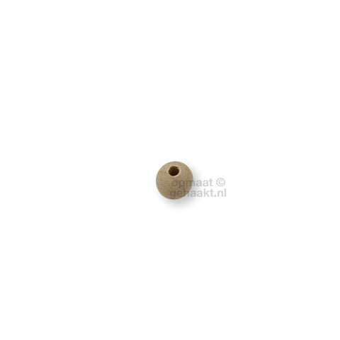Blanke houten kralen | 10 stuks | 15 mm