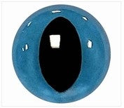 Veiligheidsoogjes | Poesjes | Blauw gekleurd | 5 paar