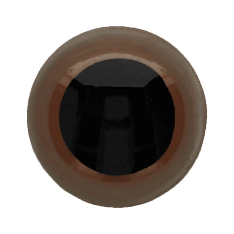 Veiligheidsoogjes | Rond | Donkerbruin | 1 paar | 45 mm