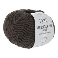 Lang Yarns Merino 200 BEBE | 71.0367 | Dark Brown