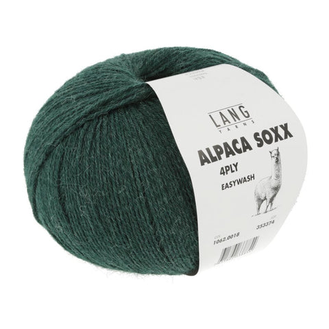 Lang Yarns Soxx 4ply | 1062.0018 | Bottle green mélange