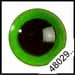 Veiligheidsoogjes | Rond | Groen transparant | 5 paar