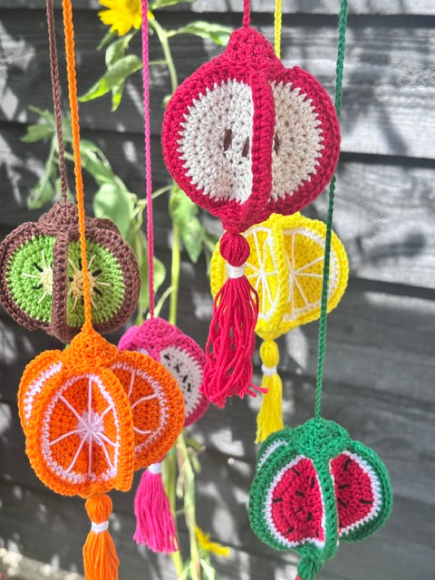 Haakpakket| FienCrochet | Fruitmobiel Slices of Summer